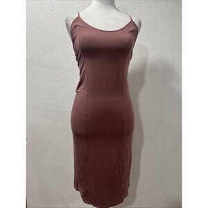 Victoria’s Secret Midi Pink Layered  Dress Nightgown Lingerie Crossover Back M